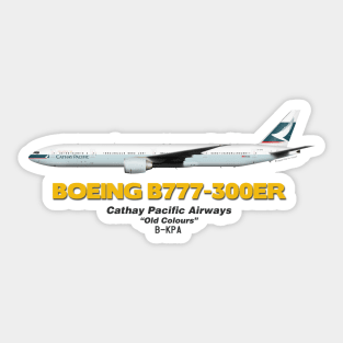 Boeing B777-300ER - Cathay Pacific Airways "Old Colours" Sticker